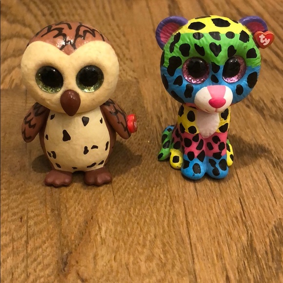 rainbow cheetah beanie boo